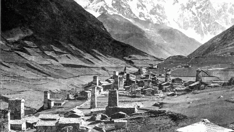 Ushguli in Svaneti a 100 years ago